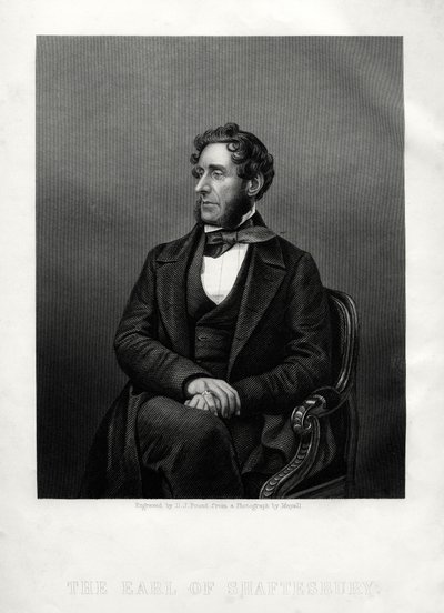 Anthony Ashley Cooper, 7:e Earl of Shaftesbury, engelsk filantrop, c1880. av Daniel John Pound