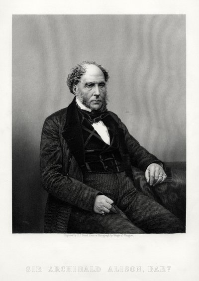 Archibald Alison, skotsk didaktisk och filosofisk författare, c1880 av Daniel John Pound