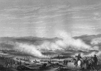Slaget vid Vitoria, 21 juni 1813 c1857. av Daniel John Pound