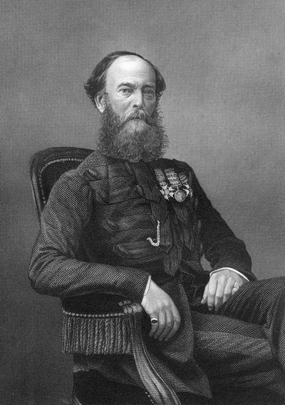 Överste Brownrigg, brittisk soldat, 1857. av Daniel John Pound
