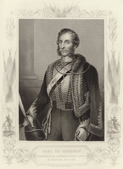 Earl of Cardigan (gravyr) av Daniel John. Pound