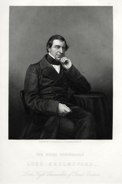 Frederic Thesiger, 1:e baron Chelmsford, engelsk jurist och politiker, c1880. av Daniel John Pound
