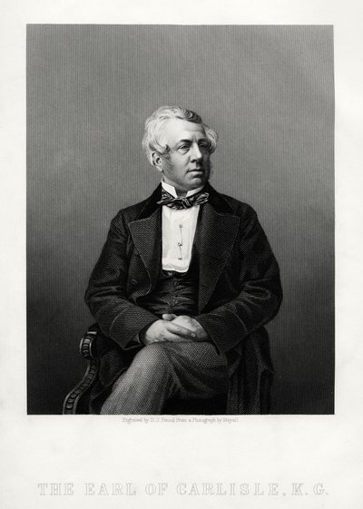 George William Frederick Howard, 7:e greven av Carlisle, brittisk politiker och statsman, c1880. av Daniel John Pound