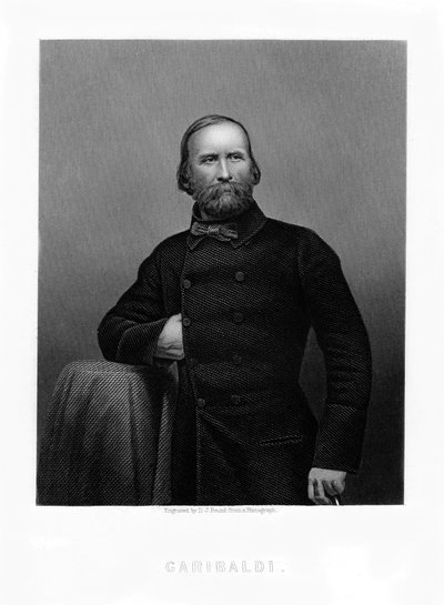 Giuseppe Garibaldi, italiensk patriot, 1800-talet av Daniel John Pound