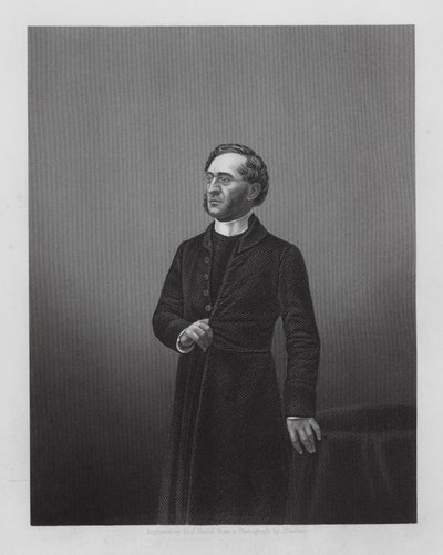 John Cumming, skotsk präst (gravyr) av Daniel John. Pound