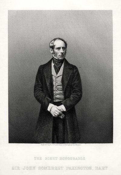 John Somerset Pakington, 1:e baron Hampton, engelsk politiker, c1880. av Daniel John Pound