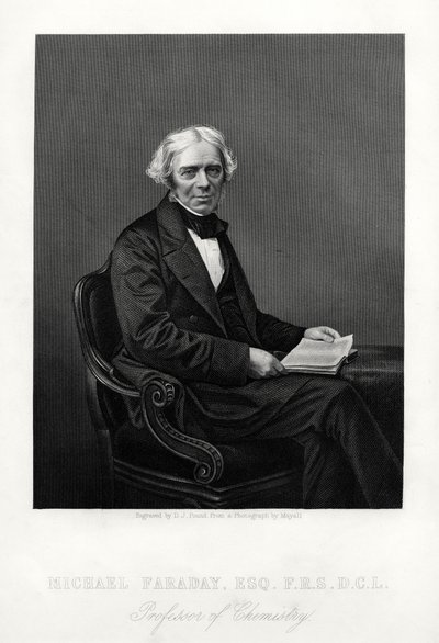 Michael Faraday, brittisk vetenskapsman, c1880 av Daniel John Pound