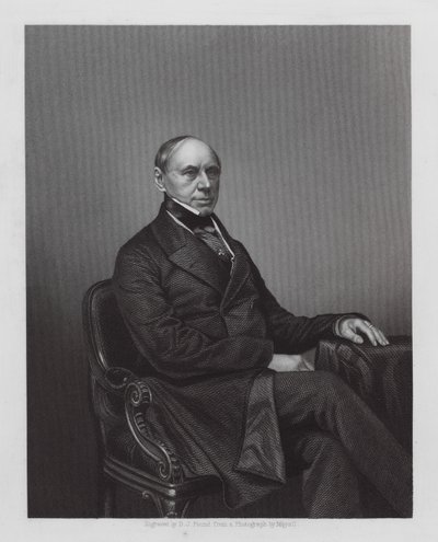 Philipp von Brunnow, rysk diplomat (gravyr) av Daniel John. Pound