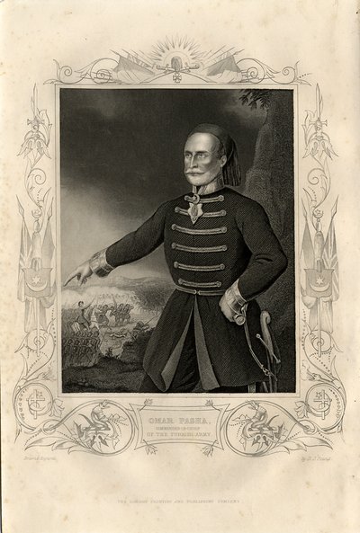 Porträtt av Omar Pasha, 1856 av Daniel John Pound