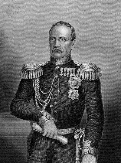 Prins Gortschakoff, rysk soldat, 1857 av Daniel John Pound