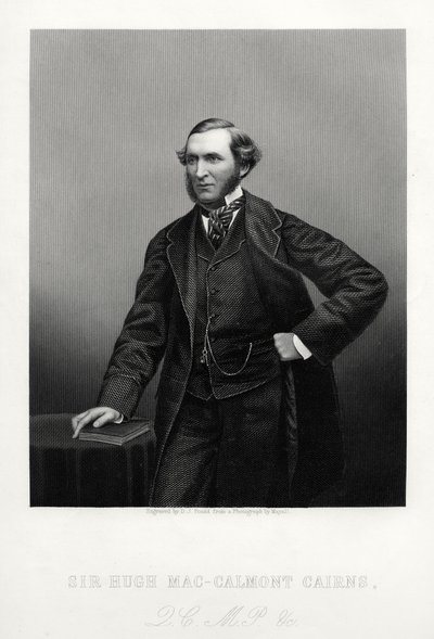 Sir Hugh Mac-Calmont Cairns, brittisk statsman, c1880 av Daniel John Pound