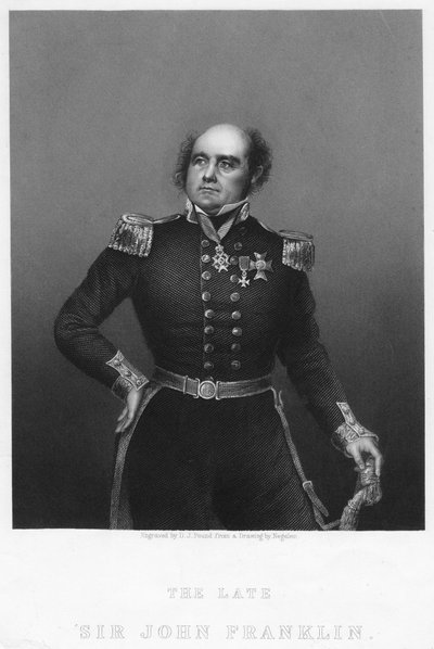 Sir John Franklin, c1860-talet. av Daniel John Pound
