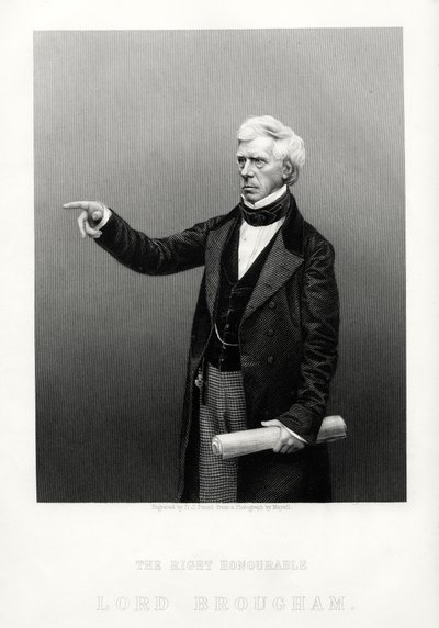 The Right Honorable Henry Brougham, Lord High Chancellor of Great Britain, c1880 av Daniel John Pound