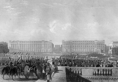De allierades inträde intp Paris, 1815 c1857 av Daniel John Pound