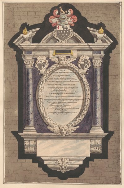 Minnesmärke till Orlando Bridgeman från Teddington Church av Daniel Lysons