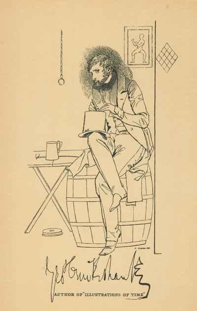 George Cruikshank av Daniel Maclise
