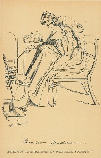 Miss Harriet Martineau av Daniel Maclise