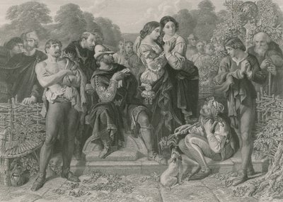 Orlando och brottaren, som du vill av Daniel Maclise