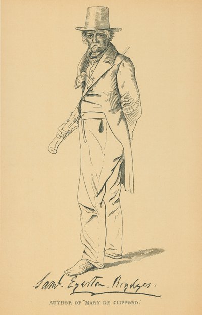 Sir Egerton Brydges av Daniel Maclise