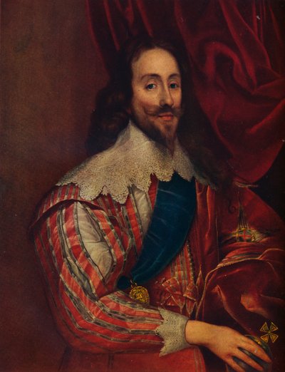 Charles I, kung av Storbritannien och Irland, 1600-talet, 1913 av Daniel Mytens
