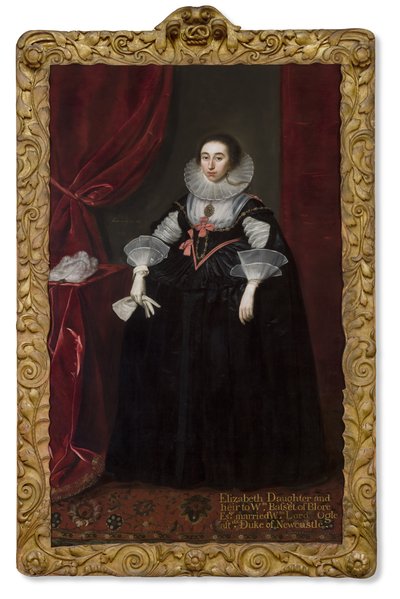 Porträtt av Elizabeth Cavendish, 1624 av Daniel Mytens