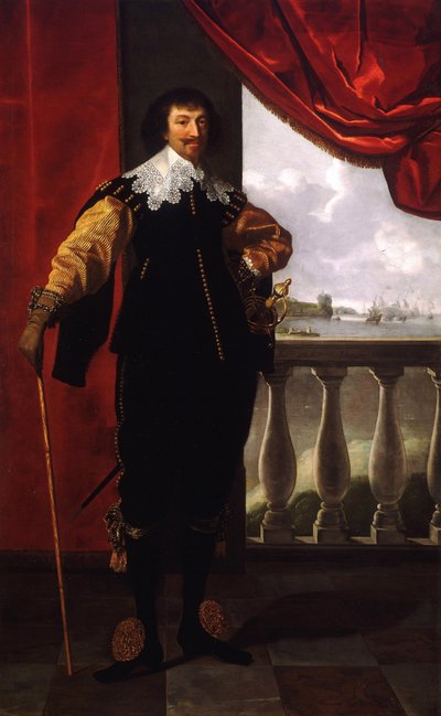 Porträtt av Robert Rich av Daniel Mytens
