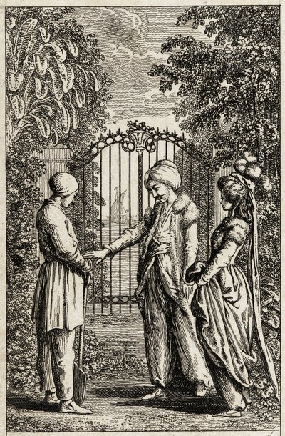 Adelheim von Veltheim av Daniel Nikolaus Chodowiecki