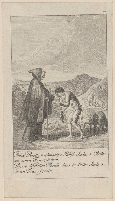 Plansch 10 ur serien ”Medeltida och modern historia” av Daniel Nikolaus Chodowiecki