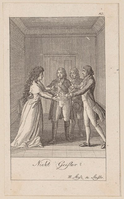 Plansch 10 till August von Kotzebues ”Indianerna i England” av Daniel Nikolaus Chodowiecki