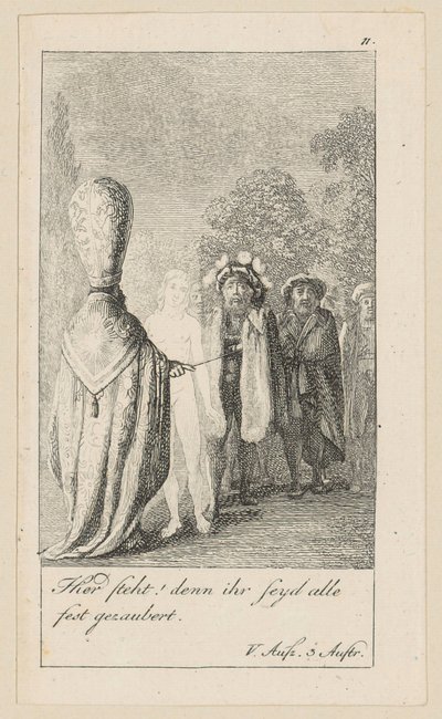 Blad 11 till Shakespeares "Stormen" av Daniel Nikolaus Chodowiecki