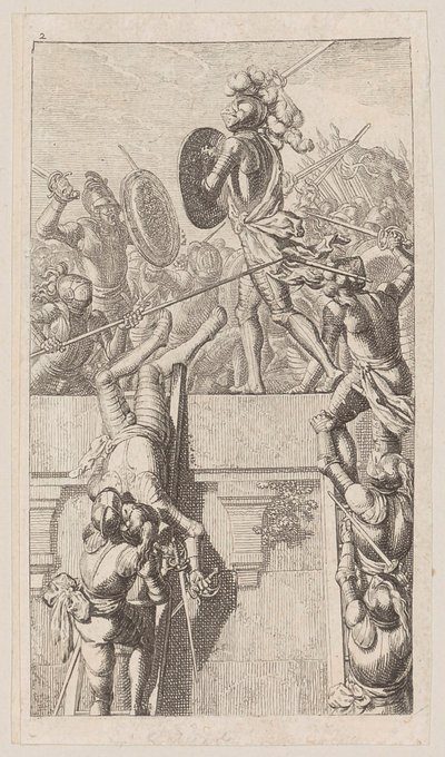 Blad 2 till "Preussisk-brandenburgsk statshistoria", andra delen av Daniel Nikolaus Chodowiecki