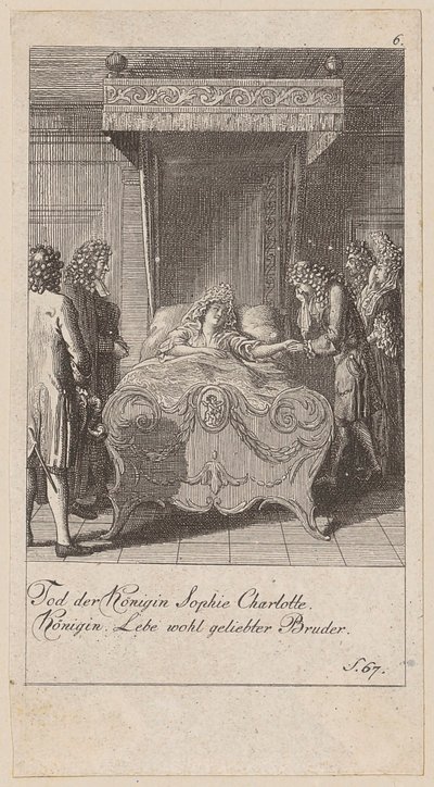 Blad 6 ur serien ”Brandenburgs historia” av Daniel Nikolaus Chodowiecki