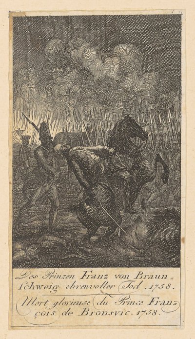 Blad 7 ur ”Brandenburgska krigsscener” av Daniel Nikolaus Chodowiecki