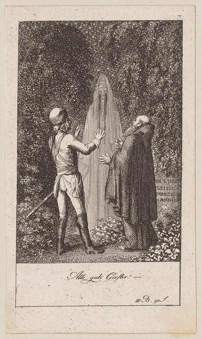 Blad 7 till Blumauers "Aeneid" av Daniel Nikolaus Chodowiecki