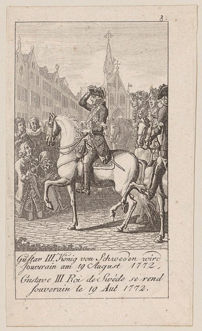 Blad 8 till "Äldre, medeltida och modern historia" av Daniel Nikolaus Chodowiecki