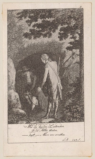 Blad 9 till Blumauers ”Aeneid” av Daniel Nikolaus Chodowiecki
