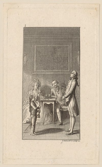 Den unge Siegfrieds uppväxt av Daniel Nikolaus Chodowiecki