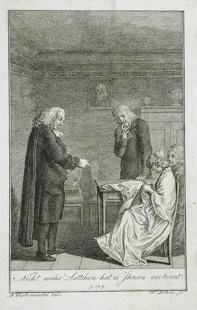 Illustration till Beckers fickbok för 1799 av Daniel Nikolaus Chodowiecki