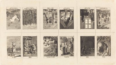 Illustrationer till Fables & Tales av Gellert, Gleim, Hagedorn, Lichtwer och Pfeffel av Daniel Nikolaus Chodowiecki