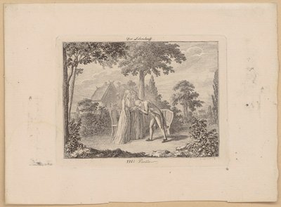 Period III, blad 4 i serien ”Livsgången” av Daniel Nikolaus Chodowiecki