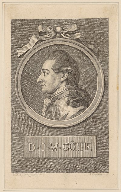 Porträtt av Johann Wolfgang Goethe av Daniel Nikolaus Chodowiecki