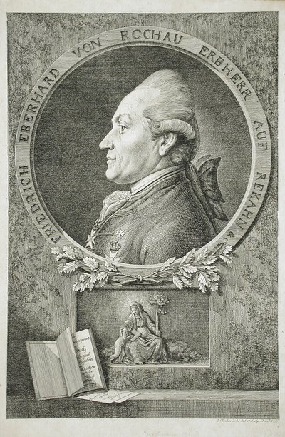 Porträtt av Friedrich Eberhard von Rochau av Daniel Nikolaus Chodowiecki