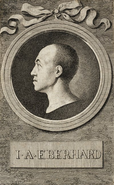 Porträtt av professor J. A. Eberhard av Daniel Nikolaus Chodowiecki