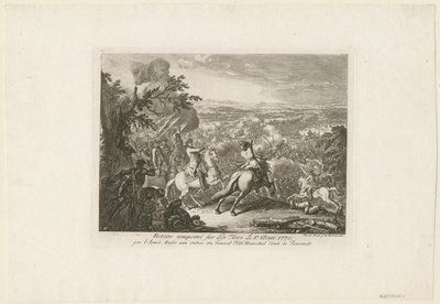 Slaget vid Cahul, 1770 av Daniel Nikolaus Chodowiecki