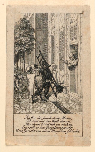 The Retalliation, Illustration for "Königl: Grosbrit [anian] genealogical calendar for the 1780 year Lauenberg by J.G. Berenberg" av Daniel Nikolaus Chodowiecki