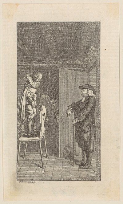 Kopparstans till ”Heinrich Stillings ungdomsår” av Daniel Nikolaus Chodowiecki