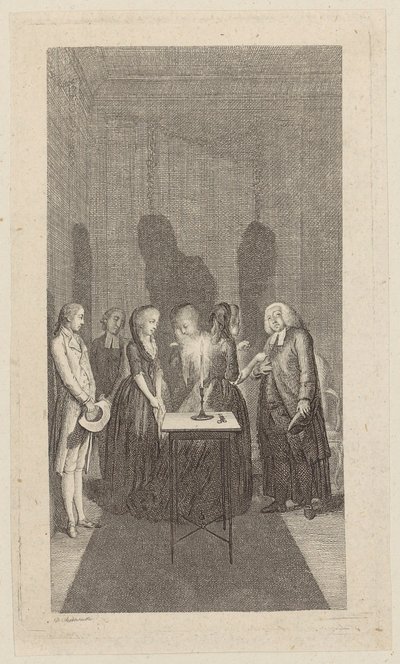 Titelkopparstick till Salzmanns ”Carl von Carlsberg”, andra delen av Daniel Nikolaus Chodowiecki