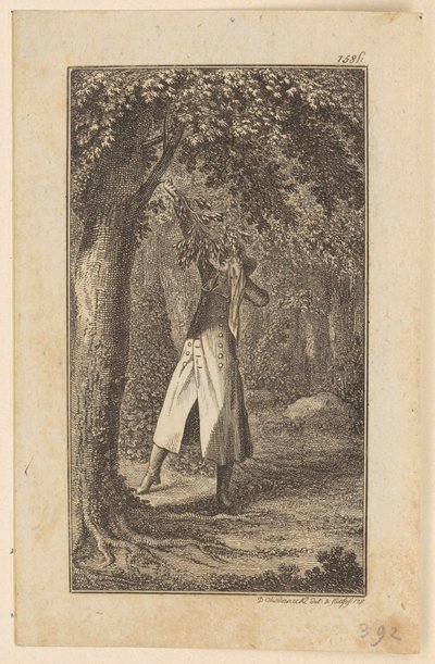 Kopparstich till Schummels ”Wilhelm von Blumenthal”, andra delen av Daniel Nikolaus Chodowiecki