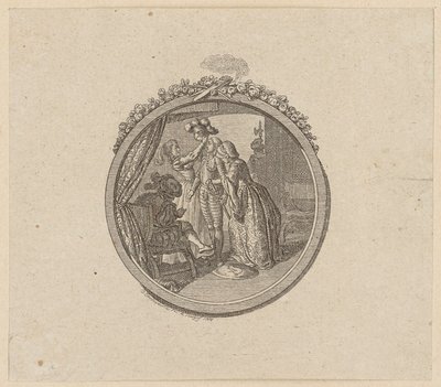 Titelvinjett till riddarromanen ”Palmerin von Oliva” av Daniel Nikolaus Chodowiecki