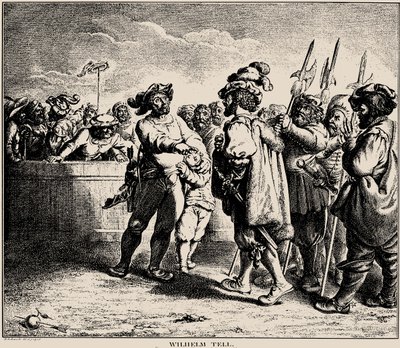 Wilhelm Tell, 1781. av Daniel Nikolaus Chodowiecki